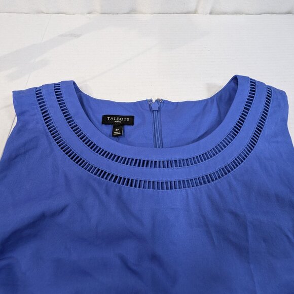 NWT Talbots Cotton Sateen Shift Dress Women's 8P Timeless Capsule Basic - Picture 7 of 10